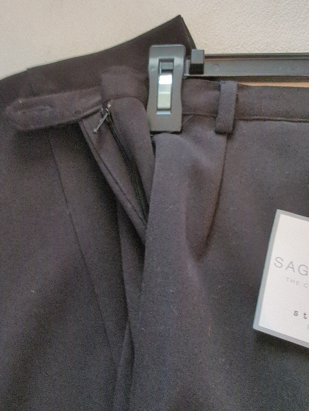 Sag Harbor Bi-Stretch Black High Rise Dress Slacks Pants NEW W/Tag Sz 6P Pockets - Picture 5 of 16